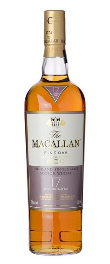 The Macallan 17 Year Fine Oak Single Malt Scotch Whisky (750 ml